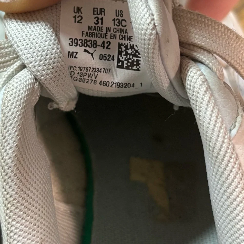 Puma Light Blue And White‎ Sneakers Size 12